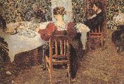 Edouard Vuillard Vial home after lunch France oil painting artist